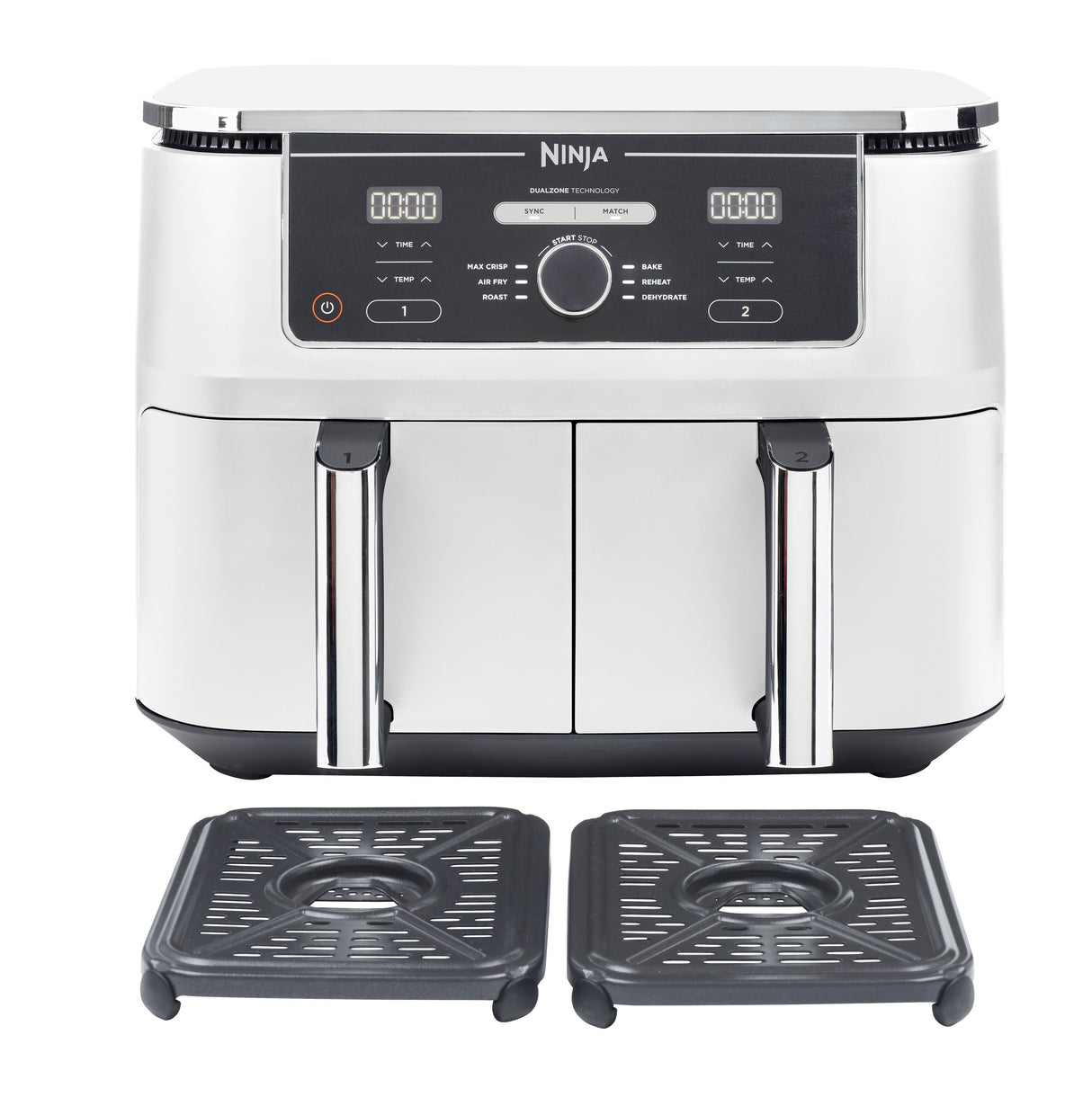EAN 0622356261180 - Ninja AF400EU Doble 9,5 L Independiente 2470 W Freidora de aire caliente Blanco imagen 13