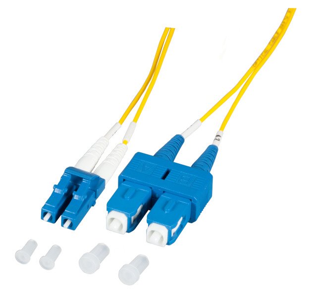 Efb Duplex Cable De Red Lc-Sc Os2 G652d 2m Lszh 1,2mm Gelb