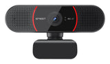 Emeet C960 4k Negro/Rojo Autoenfoque Micrófono Webcam