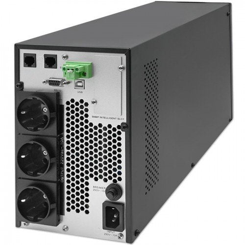EAN 5901878522814 - Qoltec 52281 sistema de alimentación ininterrumpida (UPS) Doble conversión (en línea) 2 kVA 2000 W 3 sali imagen 2