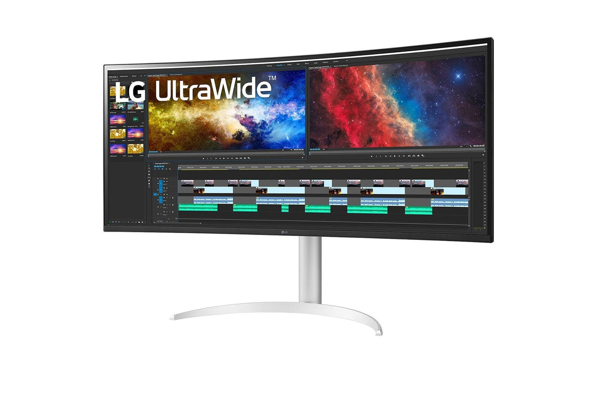 Lg 38" 38bq85c-W Ultrawide Curved Qhd Ips 21:9 Hdmi Dp Usb-C