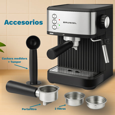 EAN 8426156018898 - Grunkel CAFPRESSO-20AROMA cafetera eléctrica Semi-automática Máquina espresso 1,8 L imagen 5