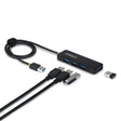 EAN 0065030923903 - StarTech.com H5A4A-USB-HUB-2 hub de interfaz USB 3.2 Gen 1 (3.1 Gen 1) Type-A 5000 Mbit/s Negro imagen 1