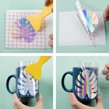 Loklik Permanent Haftende Vinylfolie Material-Set (A4)
