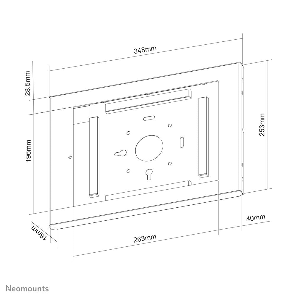 Neomounts De Newstar Wah Tablet 12.9" Ipad Pro Blanco