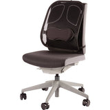 Respaldo Fellowes Mesh Professional Series Suites Cojin Lumbar - Material De Malla - Sistema Triple Tensor - Color Grafito