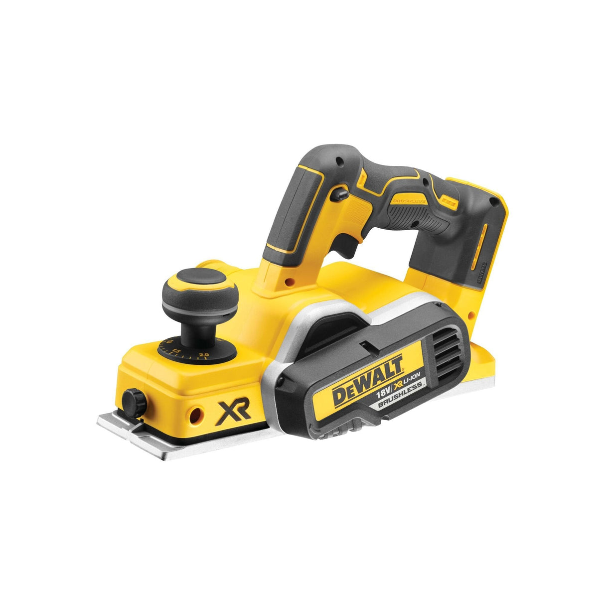 Dewalt Dcp580n-Xj Cepillo Eléctrico Manual Negro, Amarillo 15000 Rpm