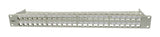 Keymone,Modulträger, 19\"Patchpanel Para 48xtp-Modul, 1he(T95mm), Lichtgris, Synergy 21,