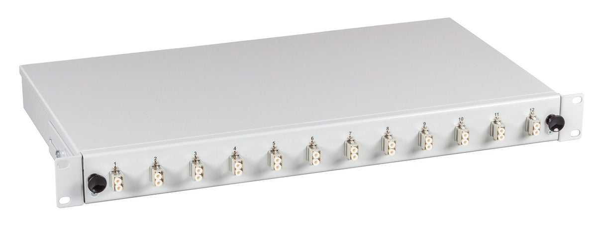 Spleibox Gr Extraíble Lc Om4 24xpigtail Abgesetzt & 12xduplex-Empalme