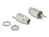 Delock Conector Dc 5,5 X 2,1 Mm Hembra - Rund 20 V / 10 A