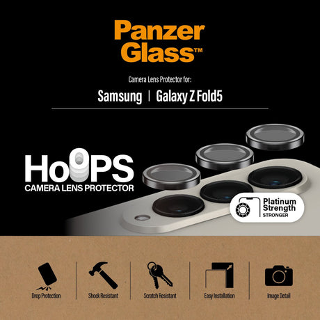 EAN 5711724004575 - PanzerGlass ® Hoops® Camera Lens Protector Black Samsung Galaxy Z Fold5 5G Protector de pantalla 1 pieza( imagen 5
