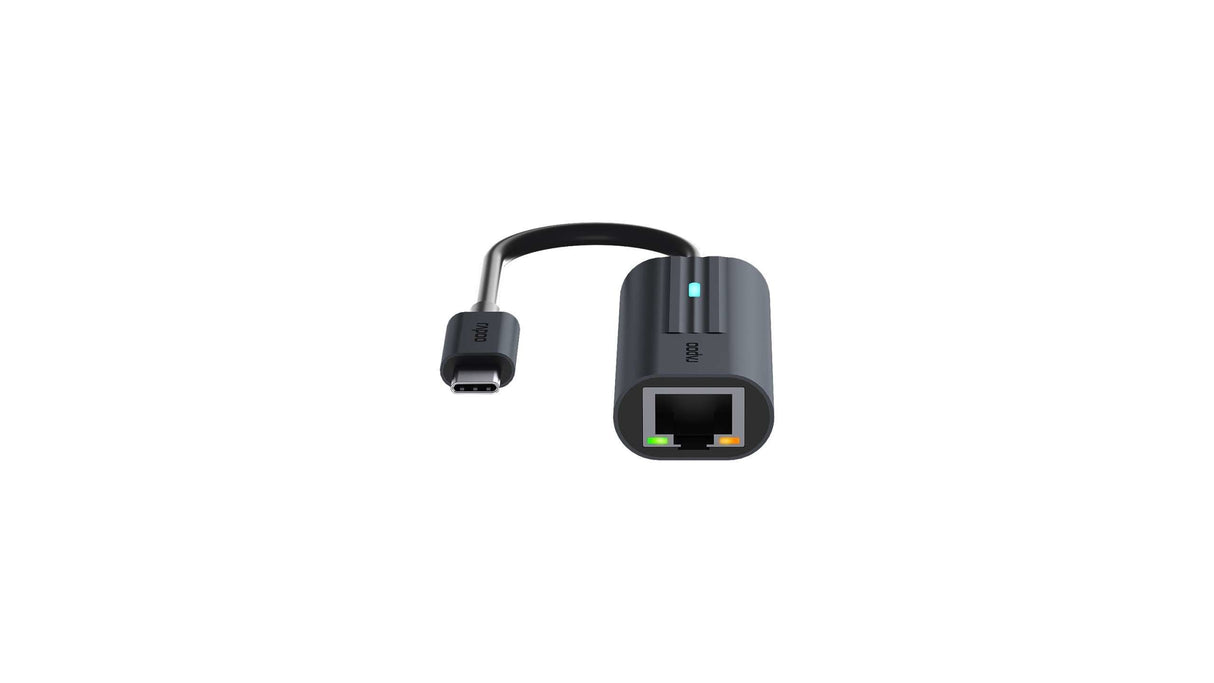 Rapoo Usb-C Adapter Grey Usb-C To  Gigabit Lan