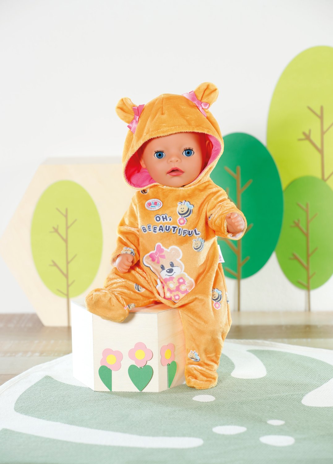Zapf Creation Baby Born® Little Bear Onesie, Accesorios Para Muñecas (36cm) 834619