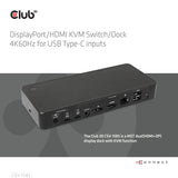 EAN 8719214472870 - CLUB3D CSV-1585 interruptor KVM Negro imagen 2