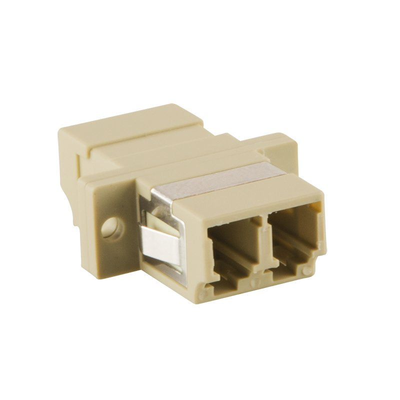 Logilink Fiber Adapter Lc Duplex With Flange, Beige