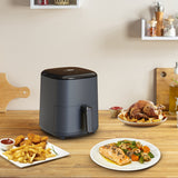 Freidora De Aire Tefal Easy Fry Max Ey245b Sencillo 5 L Independiente 1500 W  Caliente Gris