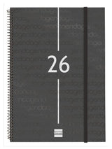 EAN 8422952409359 - Finocam 741466026 agenda Agenda diaria Negro imagen 1