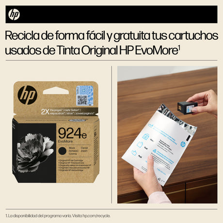EAN 0196786147517 - HP 924e EvoMore Black Original Ink Cartridge cartucho de tinta 1 pieza(s) Alto rendimiento (XL) Negro imagen 5
