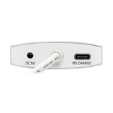 Tripp Lite Estación De Conexión Usb-C Type-C, 4k @ 30 Hz, Hdmi, Thunderbolt 3, Usb-A Hub, Carga Pd, Sd Micro Sd, Gbe - Plata