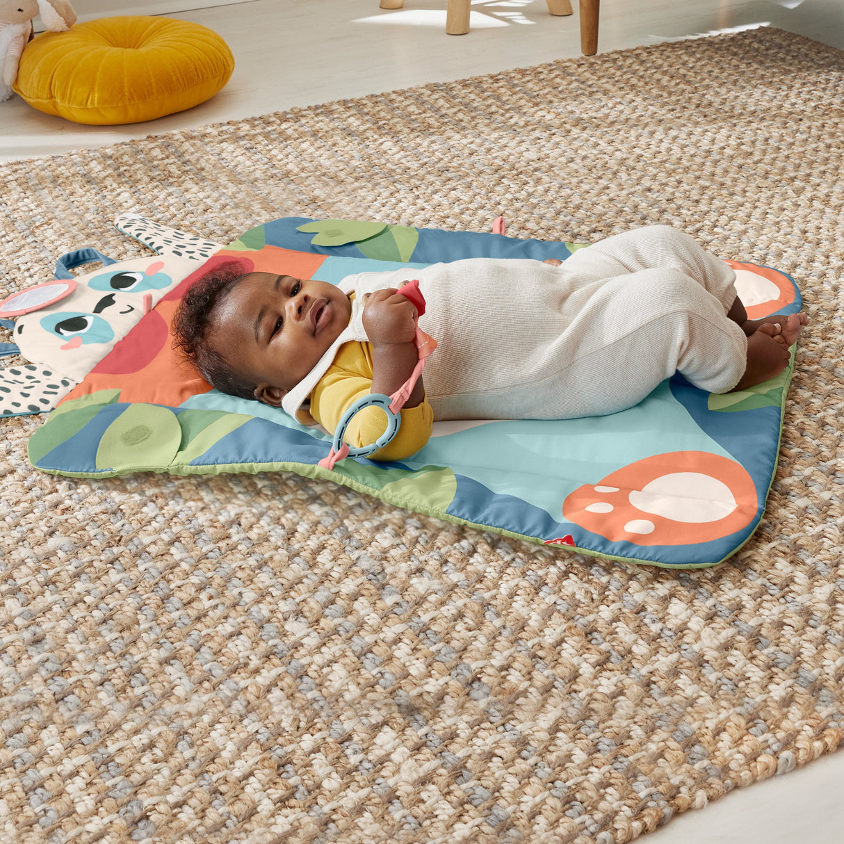 Fisher-Price Alfombra De Juego Rolli-Roll Panda Hkd65