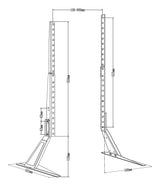 Aisens Soporte De Mesa Eco Para Monitor/Tv 50kg De 32-80, Negro