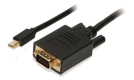 EAN 5055190184943 - PSA Parts CAB0027A adaptador de cable de vídeo 1 m VGA (D-Sub) Mini DisplayPort Negro imagen 1