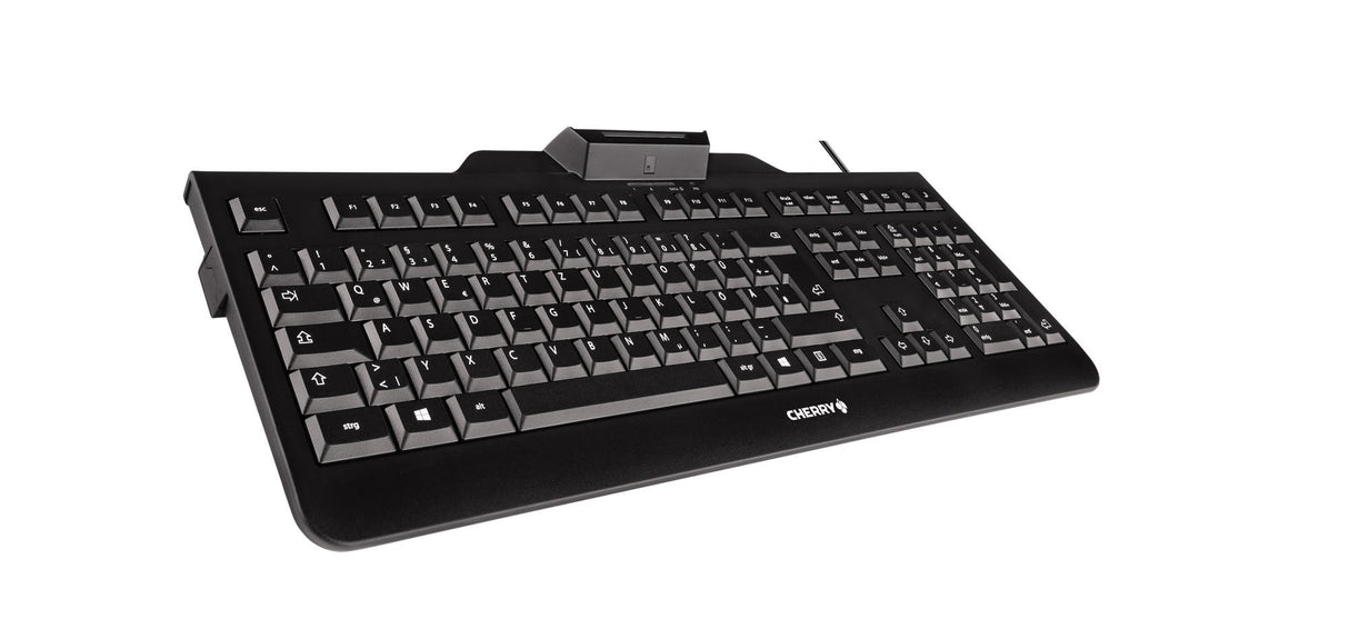 Teclado Español Cherry Usb  Lector Tarjeta  Kc-1000 Sc Negro