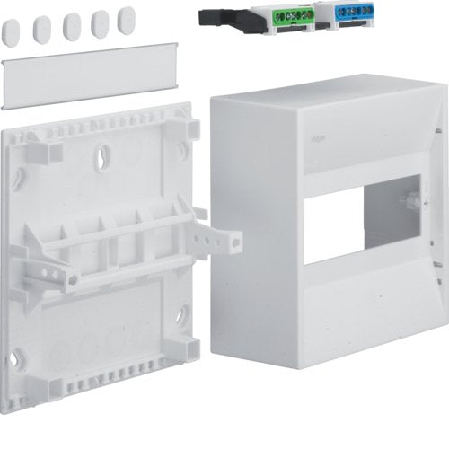 Hager Miniverteiler Gamma 8modul Gd108n Ip30 1xpe 1xn