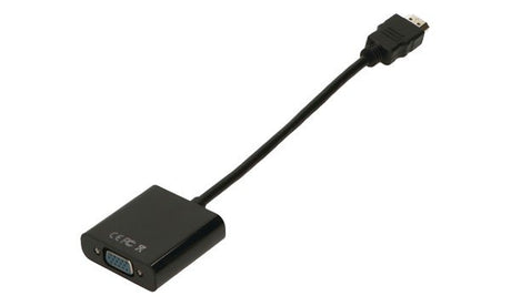 EAN 5055190192252 - 2-Power CAB0060A adaptador de cable de vídeo HDMI tipo A (Estándar) VGA (D-Sub) Negro imagen 2