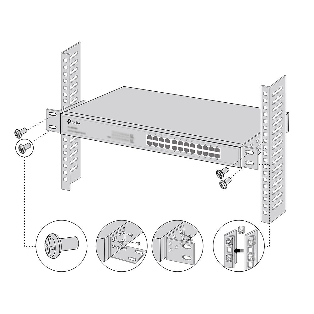 EAN 4897098689684 - TP-Link Omada RackMount Kit-13 Kit de montaje imagen 3