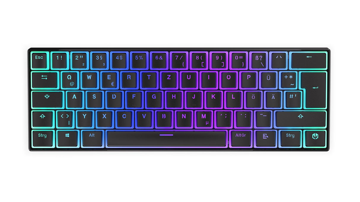 EAN 5903018666884 - ENDORFY Thock Compact teclado Juego RF inalámbrica + USB QWERTZ Alemán Negro imagen 12