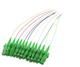 Efb O0769.2 Faserpigtail E2000 Apc8° Os2 1 Set=12stk Gn Ws G652d