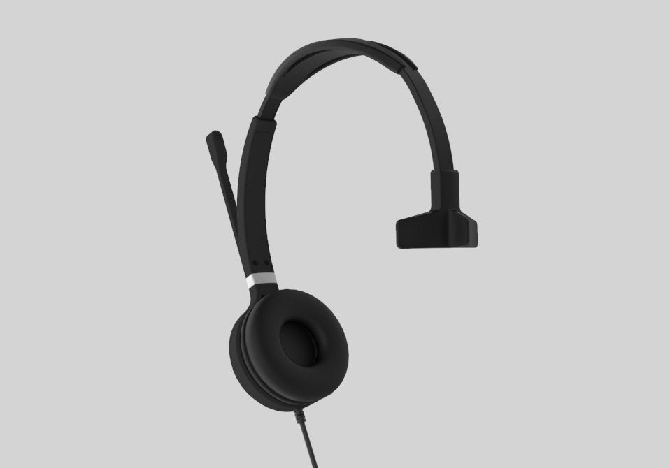 Uh36 Mono Headset Wired  Head-Band Office/Call Center