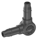 Gardena Micro-Drip-System Pieza En L De 4,6 Mm (3/16"), Conexión (Gris Oscuro, 10 Piezas 13212-20