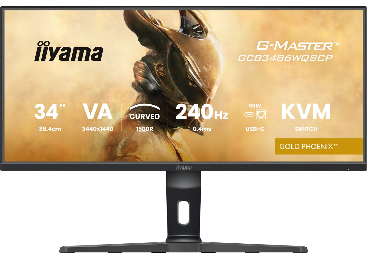 Monitor Gaming 34"  Iiyama Gcb3486wqscp-B1 Negro