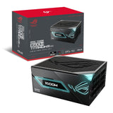 Asus Rog Thor 1600w Titanium Iii Evo (Rog Equalizer) (Negro, 2x 12 Pin High Power Gpu, 4x Pcie, Gestión De Cables, 1600 Watt) 90ye00vb-B0na00