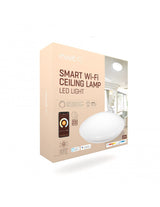 Lámpara De Techo Muvit Iot Miocla001 Wifi 18w 1400lum Compatible Con Asistente De Voz