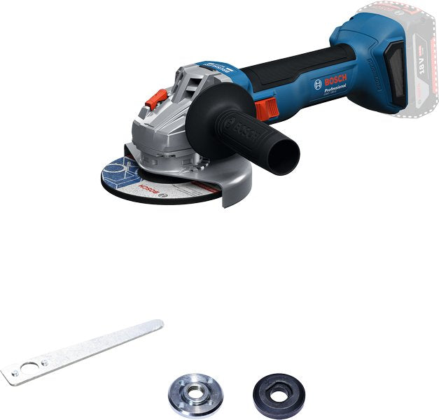 Amoladora Angular A Batería Bosch Professional Gws 18v-8 Professional Solo, 18 Voltios Azul, Sin Batería Ni Cargador 06019n9000