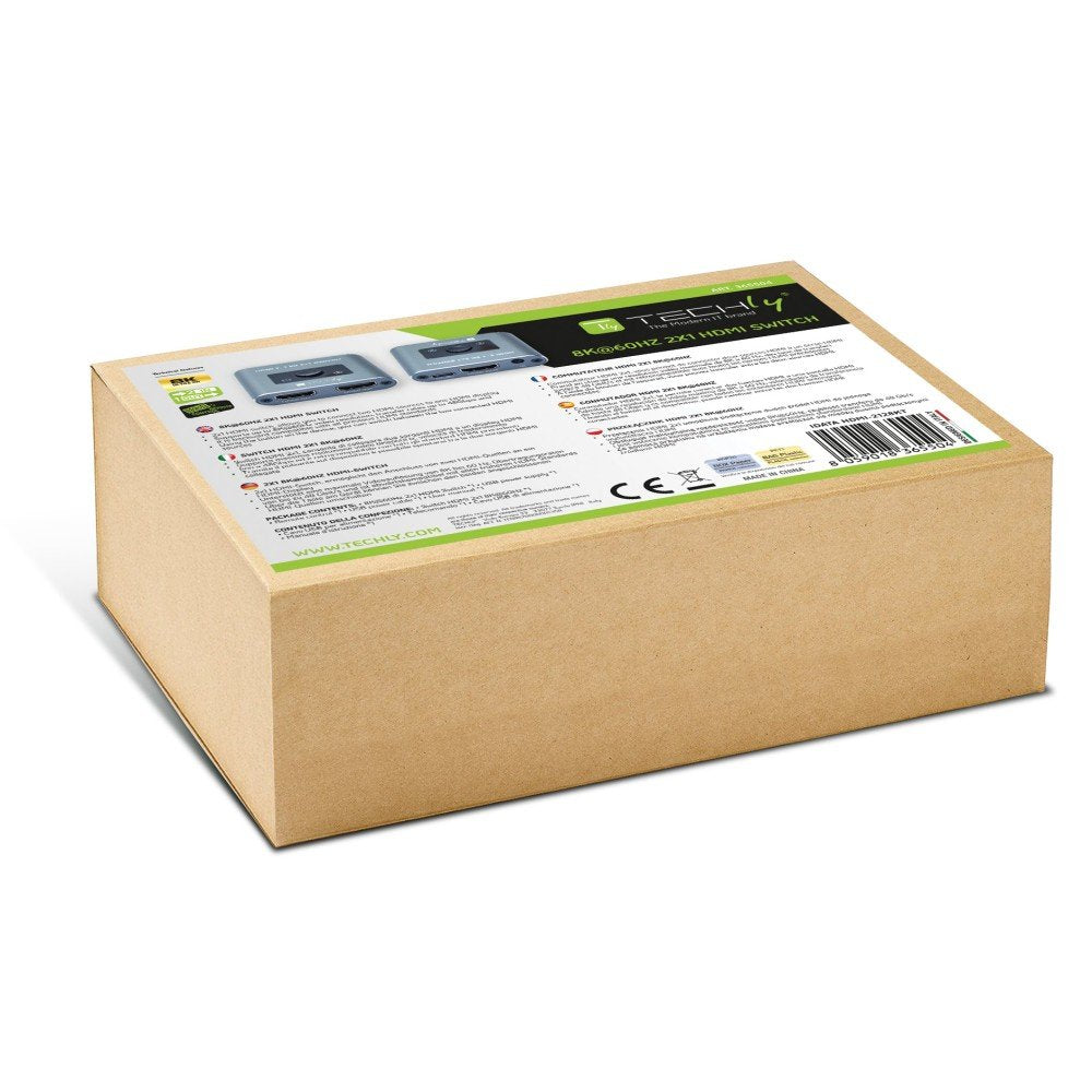 Techly 2x1 Hdmi 2.1 8k Switch