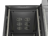 EAN 5901969447125 - Lanberg FF01-6022-12B armario rack 22U Rack o bastidor independiente Negro imagen 10