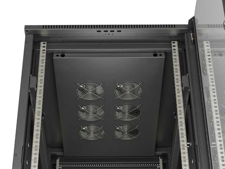 EAN 5901969447125 - Lanberg FF01-6022-12B armario rack 22U Rack o bastidor independiente Negro imagen 10