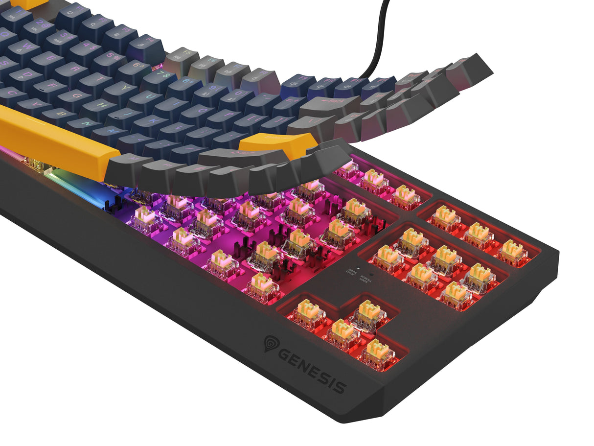 Genesis Thor 230 Tkl Naval Blue Positive Rgb Outemu Panda