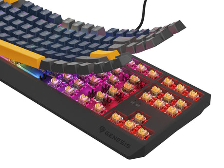 EAN 5901969444445 - GENESIS Thor 230 TKL Naval Blue Positive Outemu Panda teclado Juego USB + RF Wireless + Bluetooth QWERTY  imagen 15