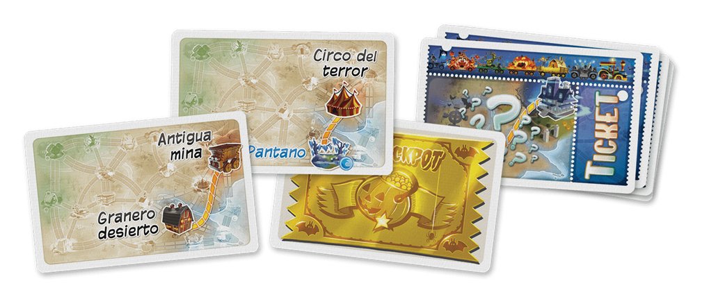 Juego De Mesa Aventureros Al Tren! El Tren Fantasma Pegi 6