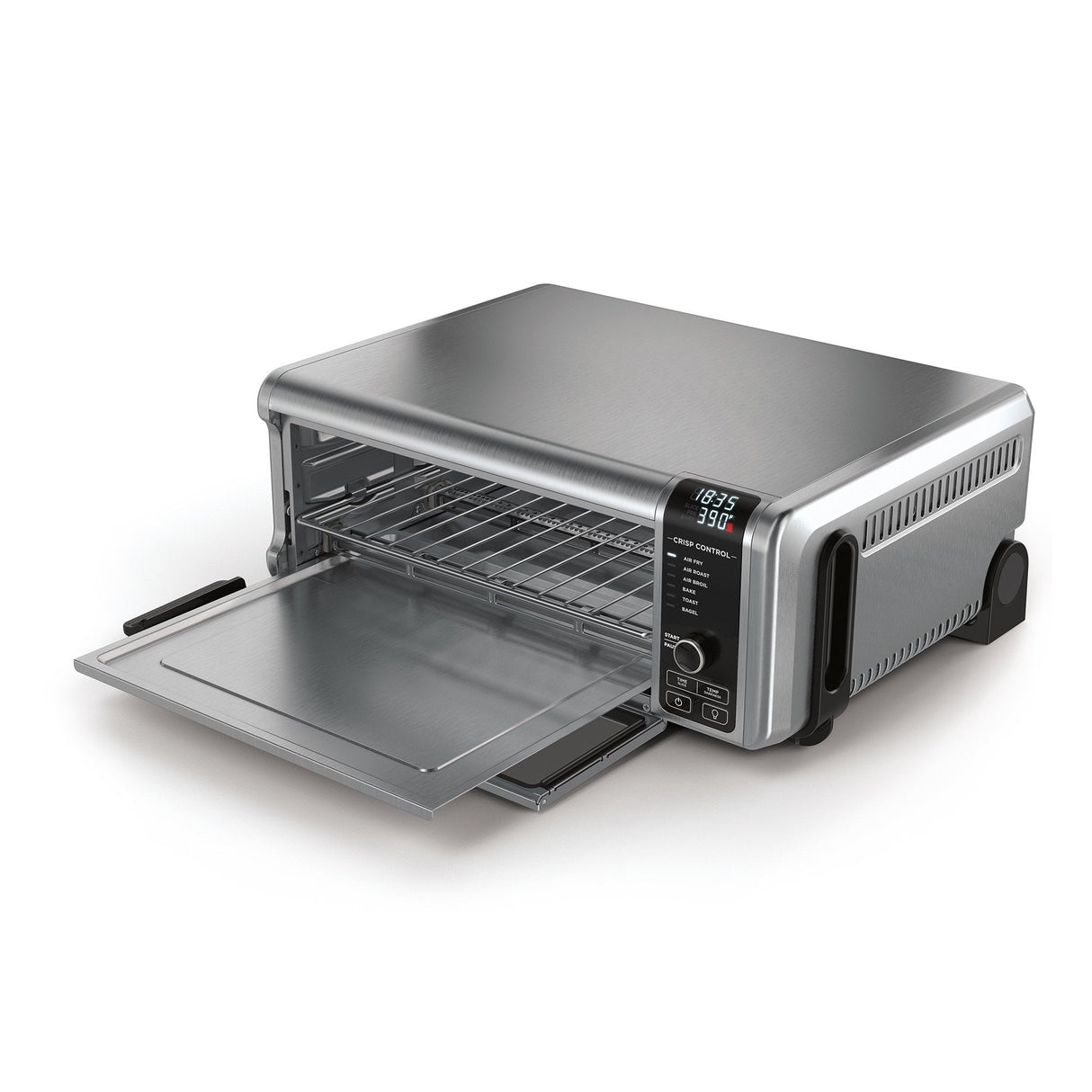 Ninja Sp101 Sencillo 10 L Independiente 2400 W Freidora De Aire Caliente Negro, Acero Inoxidable