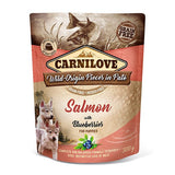 Carnilove Dog Pouch Salmon & Blueberries Puppies - Comida Húmeda Para Perros - 300g