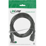 Inline® Cold Device Extension, C13 / C14, Negro, 2m