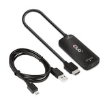 EAN 8719214472504 - CLUB3D CAC-1336 adaptador de cable de vídeo 1 m HDMI + USB USB Tipo C Negro imagen 12