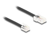 Delock 88038 Cable Telefónico De Rj45 Macho A Rj11 Macho Negro 5 M