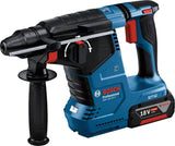 Taladro Percutor Inalámbrico Bosch Gbh 18v-24 C Professional, 18 Voltios (Azul/Negro, 2 Baterías Li-Ion 5.0ah, Bluetooth, En L-Boxx)